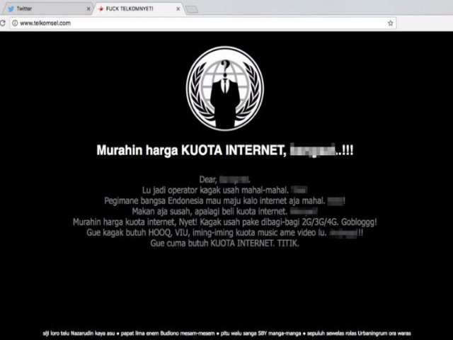 Hacker Tuntut Turunkan Tarif Internet, Berapa Sih Tarif Data Telkomsel? Yuk Simak...!