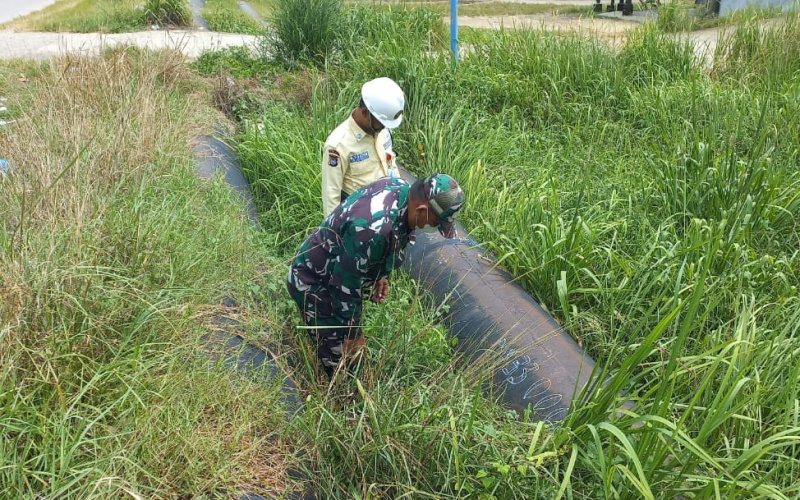 Koramil 02 Sosialisasi Terkait Pengecekan Pipa Minyak Pertamina