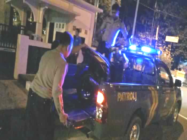 Pembalap Liar di Bengkalis Kocar Kacir Hingga Meninggalkan Sepeda Motor Mereka