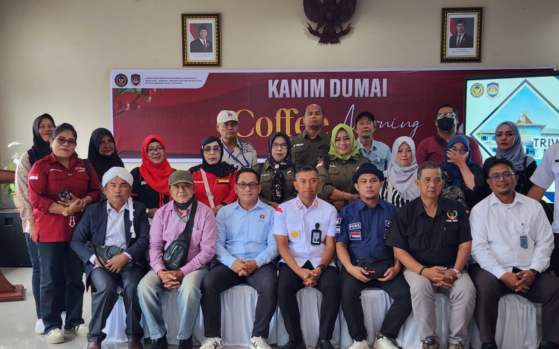 Silaturahmi, Kanim Kelas I TPI Dumai Coffee Morning Bersama Jurnalis