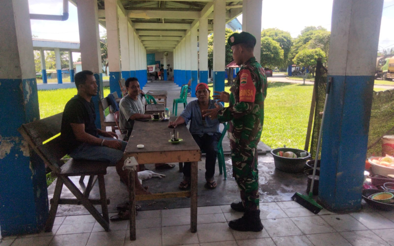 Patroli Babinsa Koramil 01 Terhadap Objek Vital Nasional