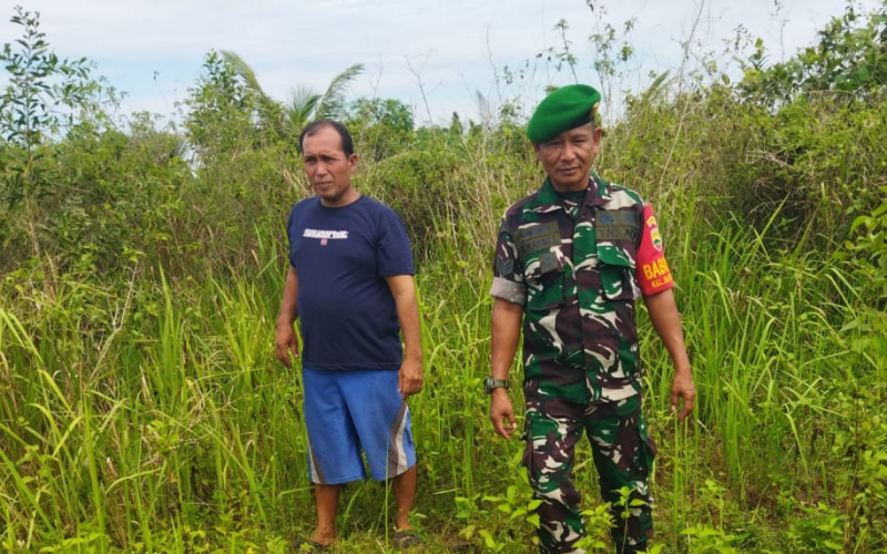 Babinsa Koramil 01 Dampingi Warga di Sektor Pertanian