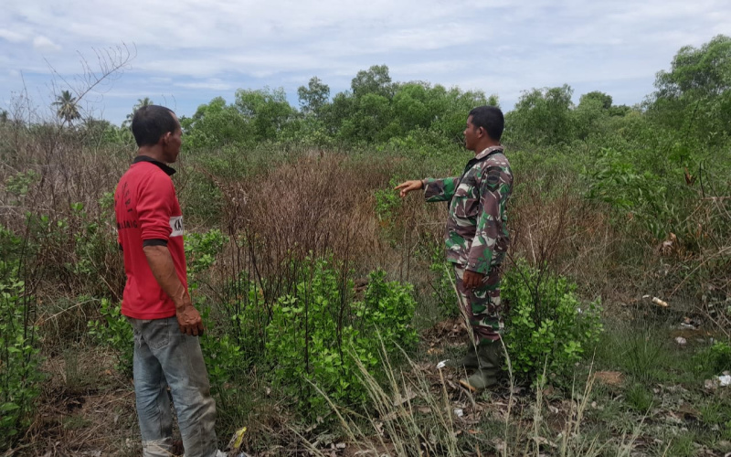Koramil 03 Beri Edukasi Kepada Warga Terkait Bahaya Karhutla