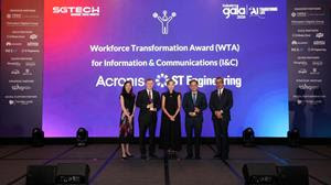 Acronis Research and Development Wins Workforce Transformation Award at SGTech Industry Gala 2026