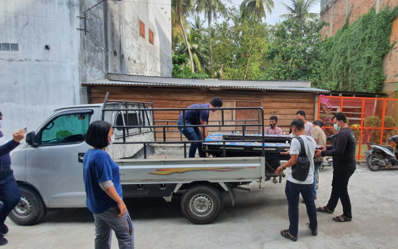 Tim Opsnal Polres Rohil dan Unit Reskrim Polsek Bangko Kembali Amankan Mesin Gelper