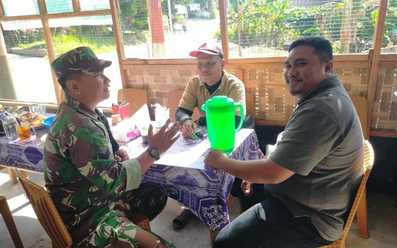 Patroli Keamanan Pipa Minyak Pertamina, Babinsa Koramil 02/BK bersama SKK Migas