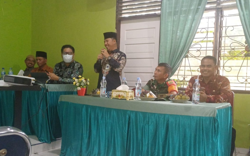 Danramil 02 Bukit Kapur Penuhi Undangan Lokakarya Mini Lintas Sektoral, ini Pesannya