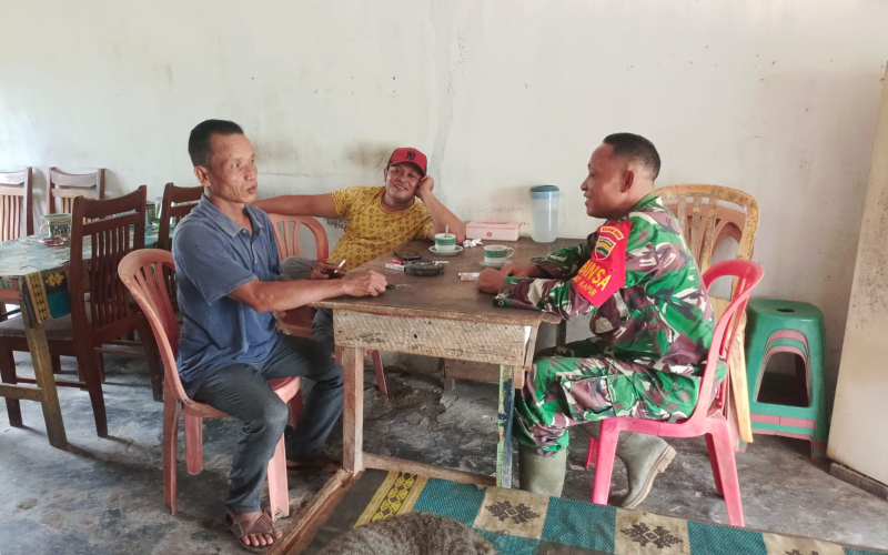 Kerja Sama Antara TNI AD dan SKK Migas, Babinsa Lakukan Patroli Keamanan