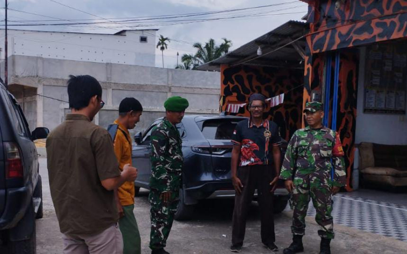 Kodim 0320 Dumai Gelar Patroli Harkamtibmas, TNI Terus Jaga Kondusivitas Wilayah