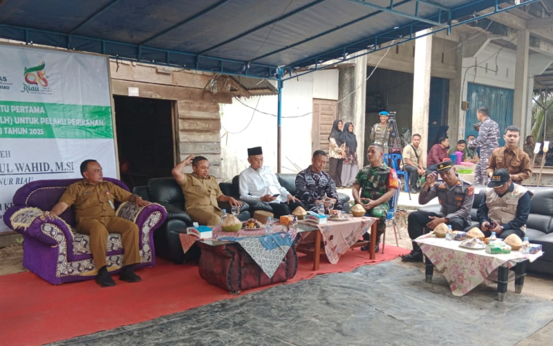 Dandim 0320 Dumai Hadiri Peletakan Batu Pertama RTLH di Sei Sembilan