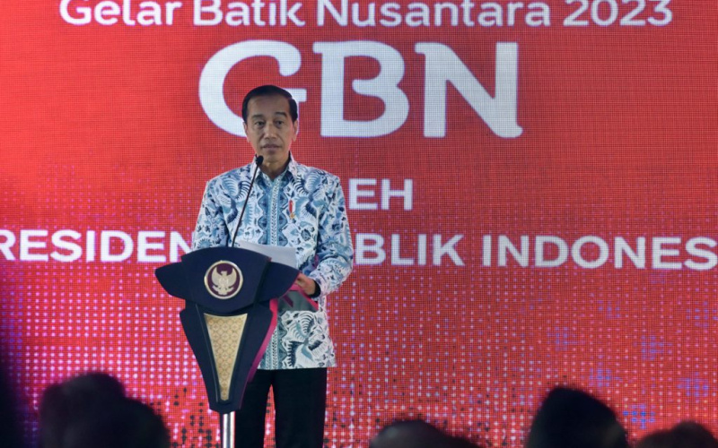 Jokowi Membuka Secara Langsung Gelaran Batik Nusantara