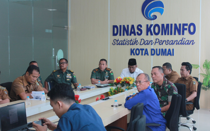 Dandim Dumai Ikuti Vidcon Evaluasi Koperasi Desa Merah Putih Bersama Presiden RI