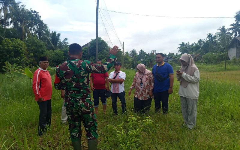 Kodim 0320 Dumai Kawal Peninjauan Lahan KDKMP di Kelurahan Bagan Keladi