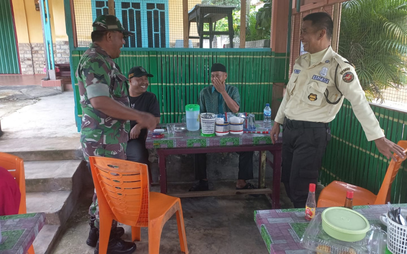 Koramil 02/BK Laksanakan Patroli, Cek Pipa Minyak Bersama SKK Migas