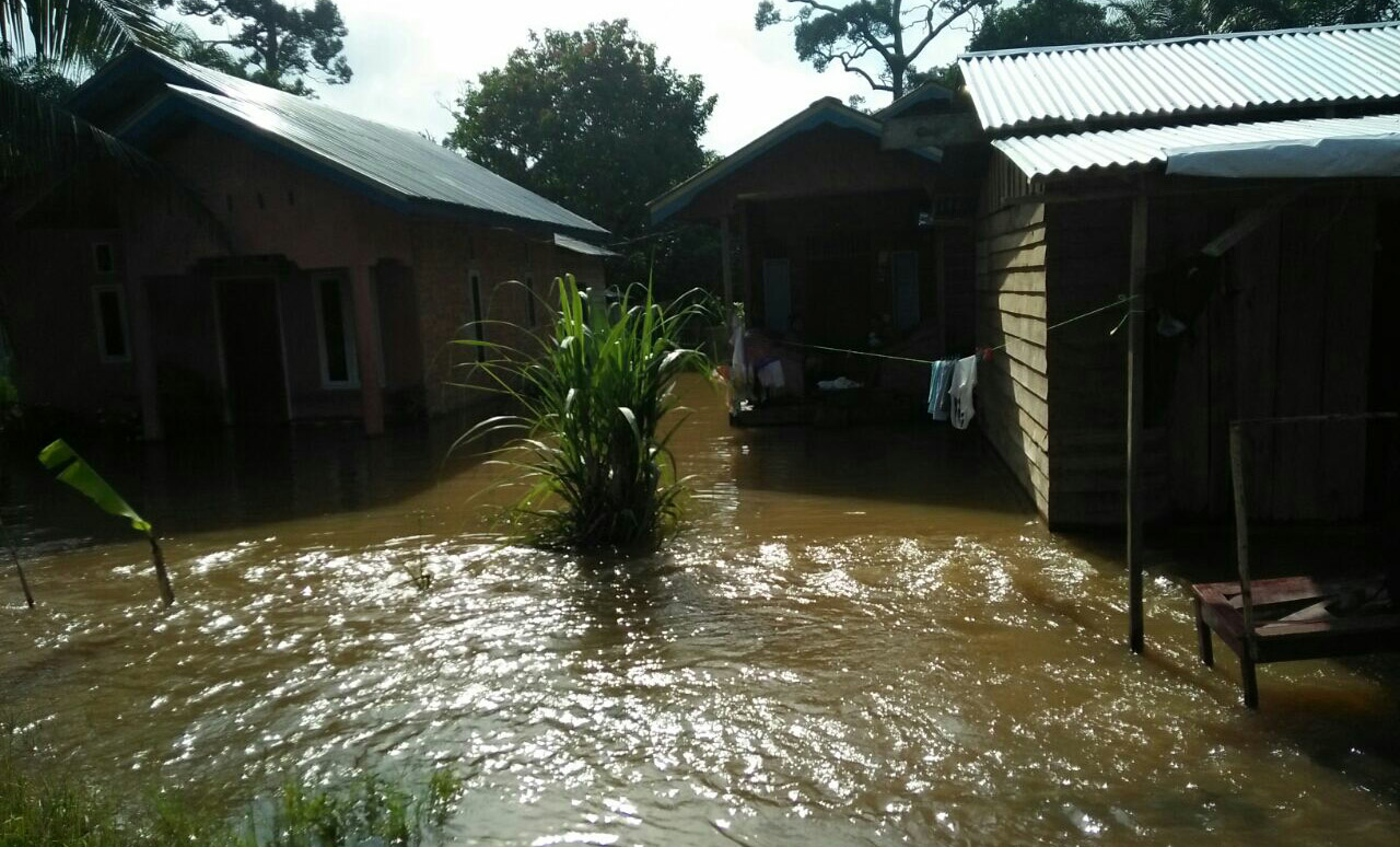 Kedua Kalinya di Bulan November, Banjir Melanda Tiga Desa di Kemuning