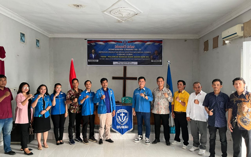 Gabriel Beniah Sitompul Terpiih Aklamasi Sebagai Ketua DPC GAMKI Dumai 2024-2027