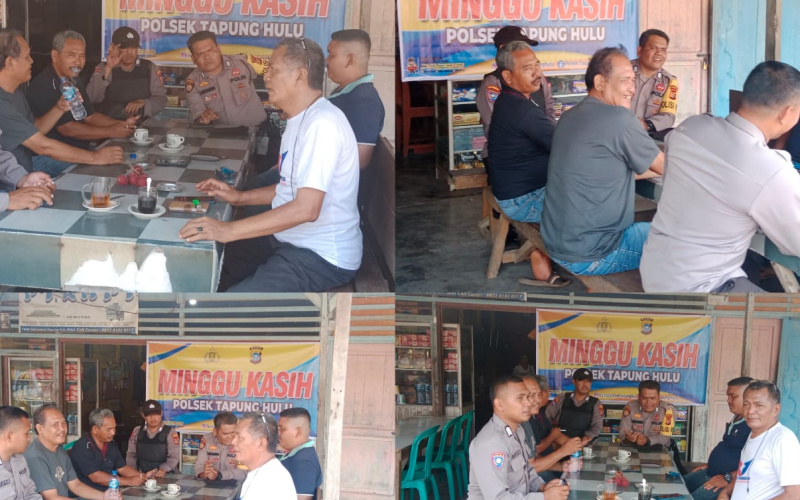 Minggu Kasih Polsek Tapung Hulu, TNI/POLRI Sinergi Tindaklanjuti Keluhan Masyarakat