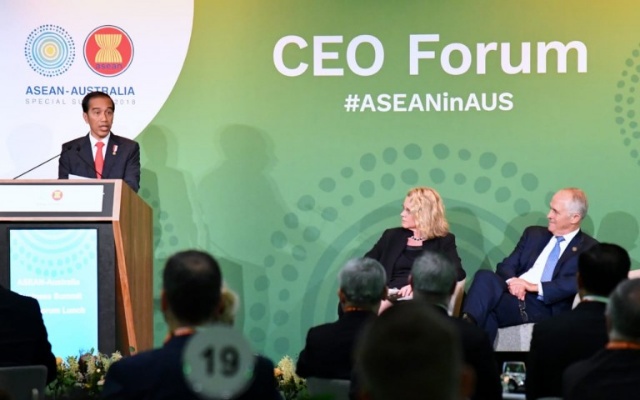 Jokowi Dorong Pengusaha Australia Berinvestasi di ASEAN