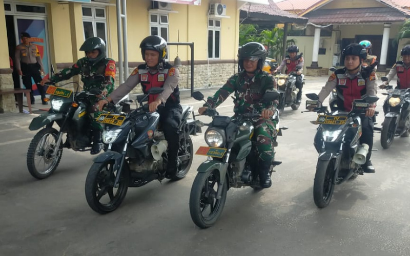 Kodim Dumai Patroli Pengamanan Jelang Pilkada 2024