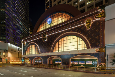 Louis Vuitton’s Art of Travel pulls into the station at Louis Vuitton Central Station – the Landmark pop-up in Hong Kong