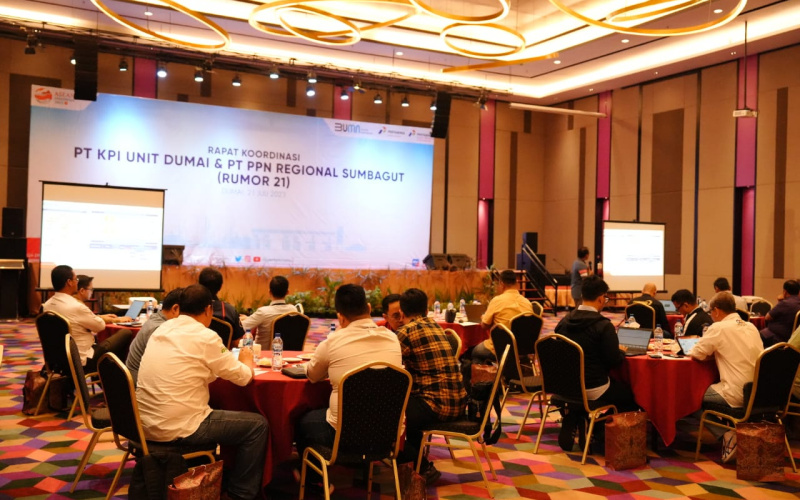 Proses Bisnis yang Lebih Baik, PT KPI Dumai dan PT PPN Regional Sumbagut Gelar Rapat Koordinasi