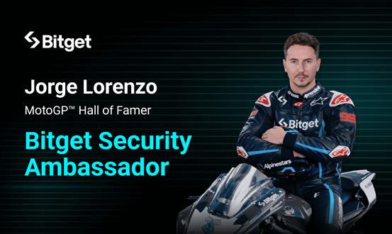 Bitget Appoints MotoGP Champion Jorge Lorenzo as the Security Ambassador of the UEX ecosystem