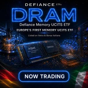 Defiance Launches Europe’s First Memory UCITS ETF (DRAM)