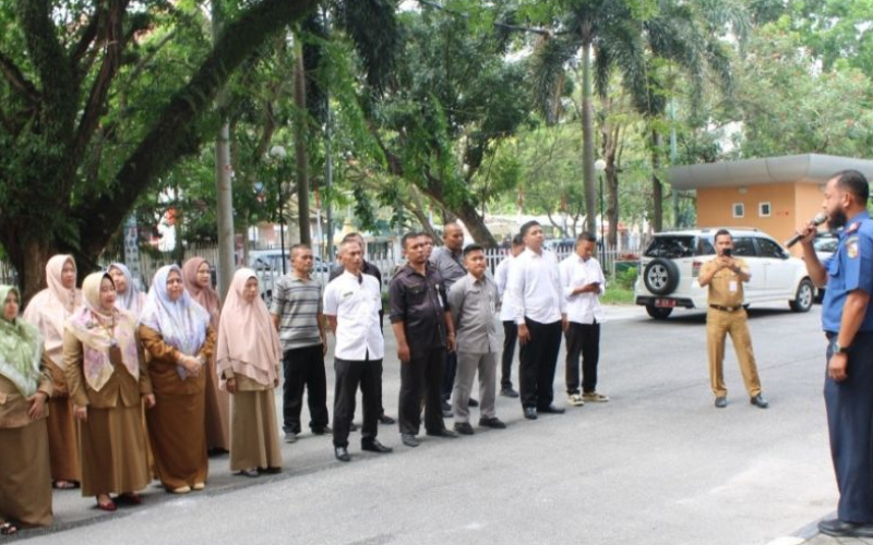 Dipersip Riau Lakukan Pelatihan dan Simulasi Pencegahan Kebakaran