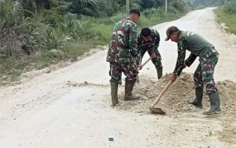 Kemajuan yang Signifikan Dalam Membantu Warga di TMMD Hari ke 18