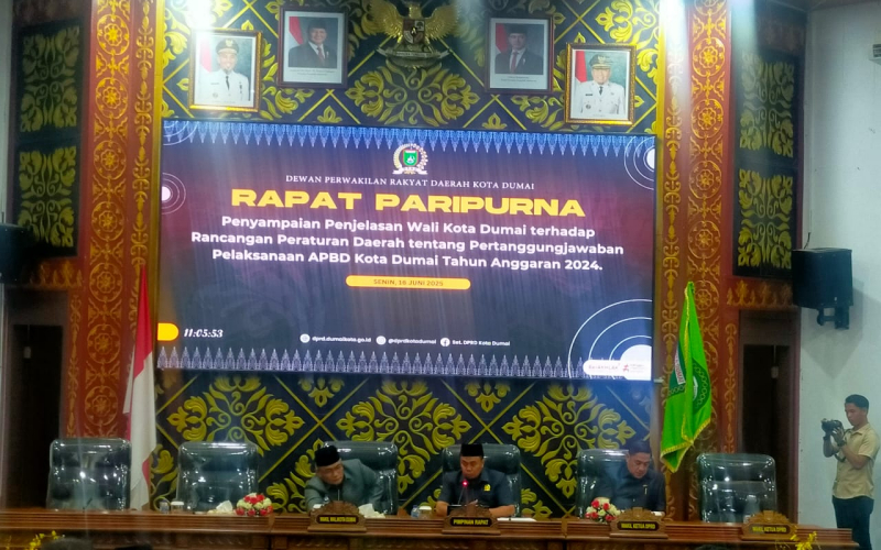 Danramil 02 Hadir dalam Rapat Paripurna DPRD Dumai