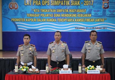 Polda Riau Gelar Operasi Simpatik 2017 Selama 21 Hari, Masyarakat Dihimbau Berhati-hati 