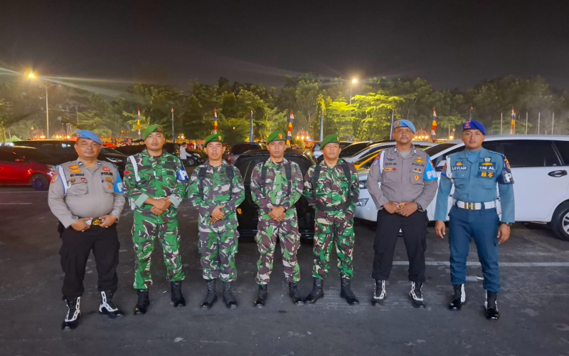 Kodim 0320 Dumai Turun ke Jalan Bersama Komduk dan Komcad, Patroli Kawal Ketertiban Kota