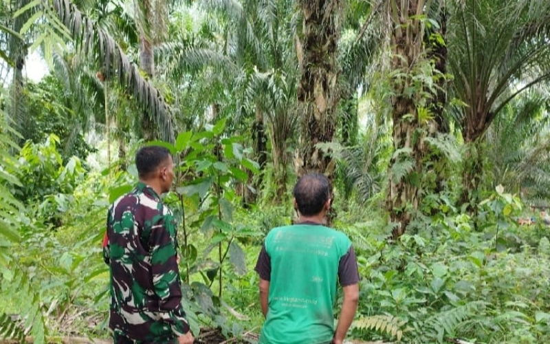 Babinsa Sertu Miftah Ingatkan Warga Jangan Buka Lahan dengan Cara Membakar