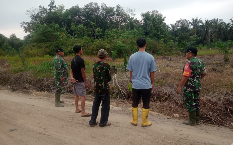 Personel Koramil 02 Bukit Kapur Patroli, Jagan Hutan dan Lahan