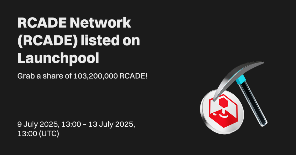 Bitget Lists RCADE Network (RCADE) for Spot Trading with 124,440,000 in Token Rewards