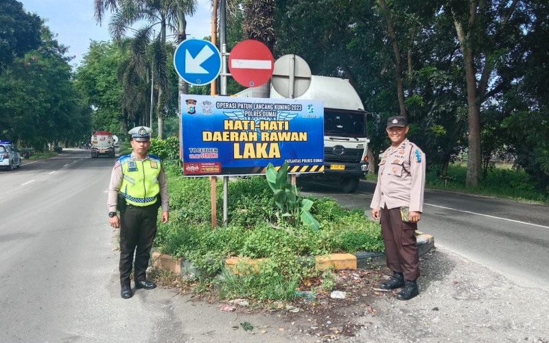 Patuh Lancang Kuning Berakhir, 398 Pengendara Ditilang Satlantas Polres Dumai
