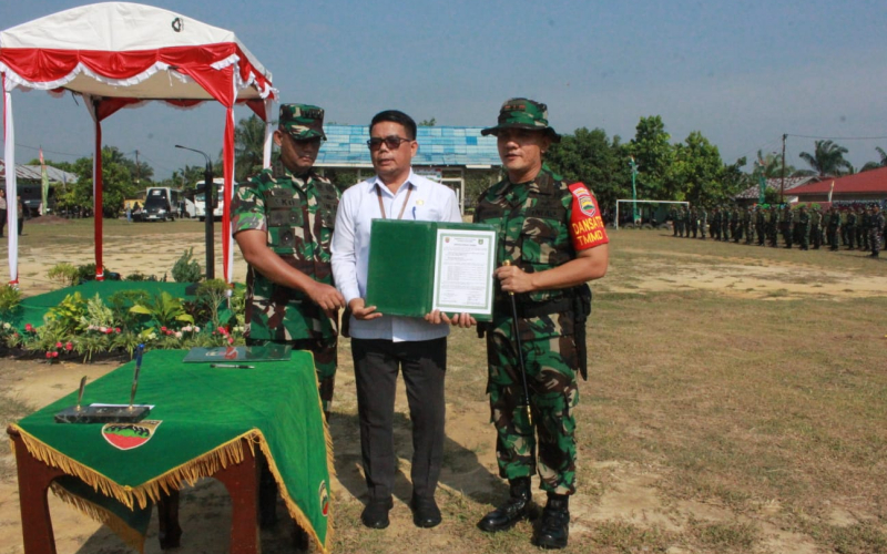 TMMD ke 124 di Bukit Kayu Kapur Dumai Resmi Ditutup oleh Kasrem 031 Wira Bima