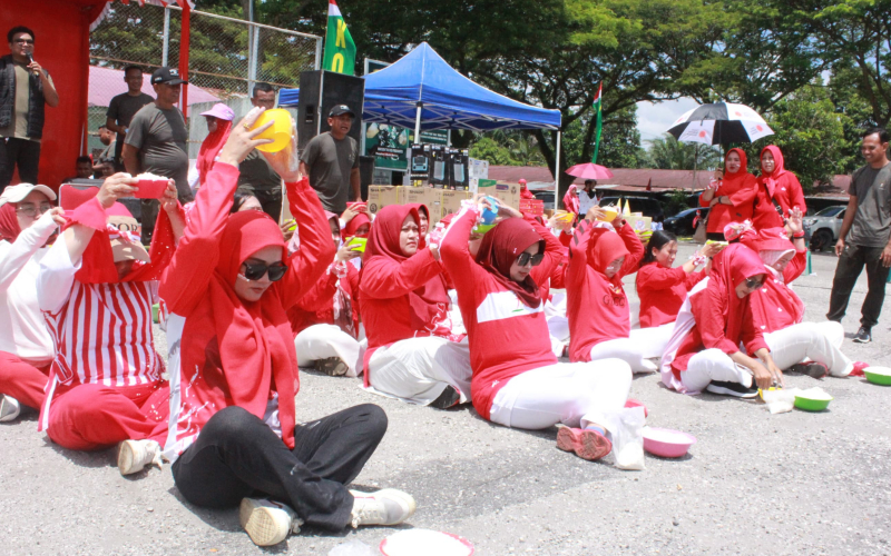 Semangat Kemerdekaan, Kodim Dumai Gelar Lomba Seru untuk Ibu dan Anak