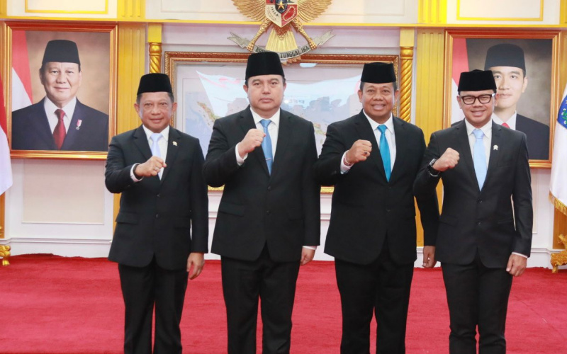 Mendagri Lantik Sekretaris Jenderal dan Inspektur Jenderal Kemendagri