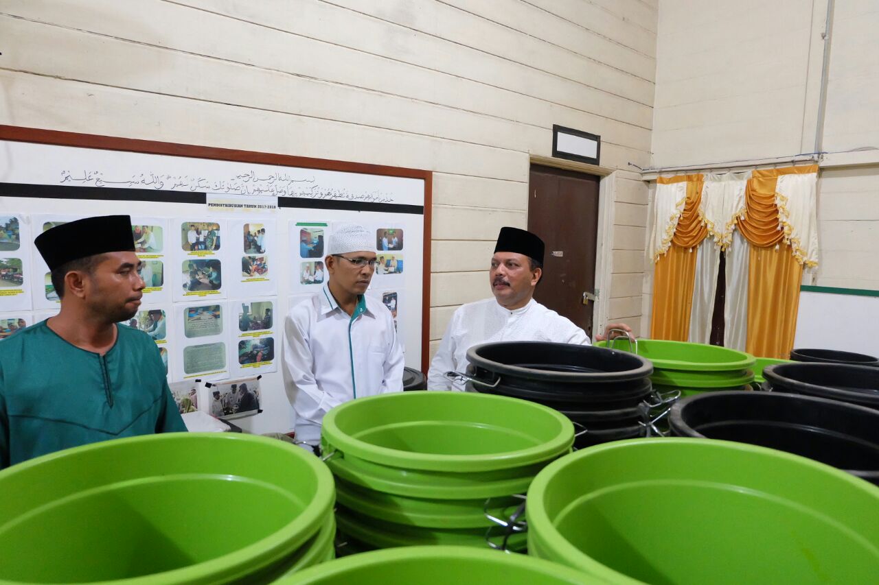 Selesai Safari Ramadhan, Sekda Kunjungi Kantor BAZNas Inhil Tinjau Kesiapan Zakat