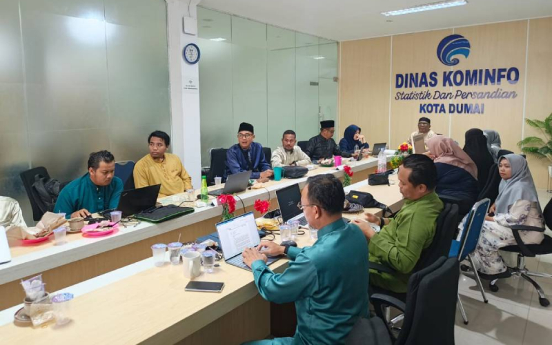 Diskominfotiksan Dumai Submit Penilaian SPBE 2025, Penilaian mandiri Raih Nilai Indeks 4.4 Predikat Memuaskan