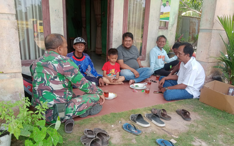 Koramil 02 Bersama Masyarakat Pererat Keakraban