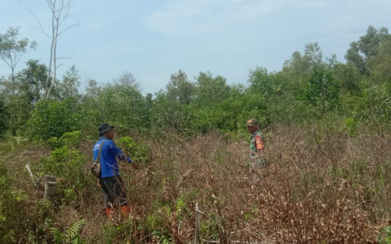 Babinsa Sertu Ramli Sosialisasi Terkait Pencegahan Karhutla