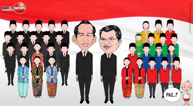Ini Perkiraan Komposisi Kabinet Kerja Jokowi, Ada Delapan Nama Baru