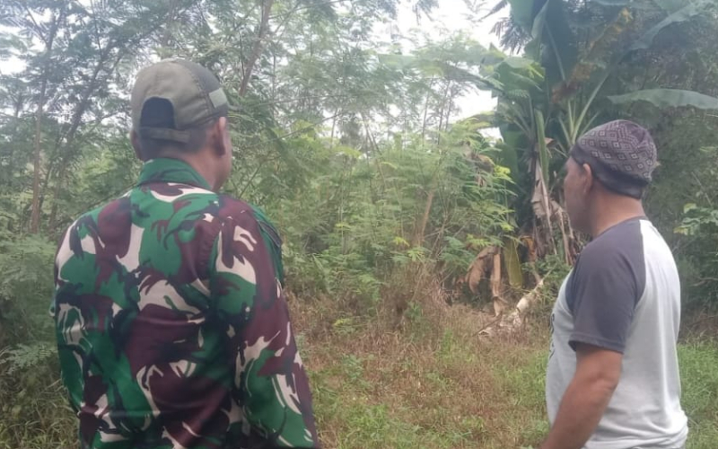 Sinergi Babinsa dan Warga Dumai Timur Jaga Lingkungan dari Ancaman Karhutla