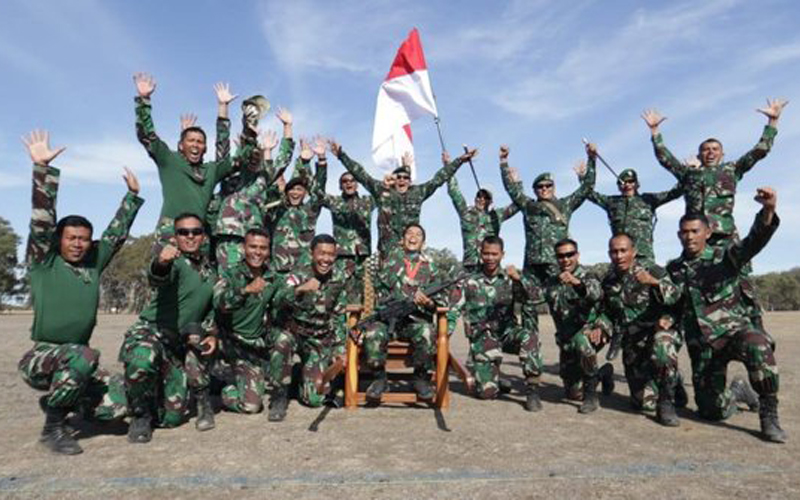 Kalahkan AS dan Inggris, TNI AD Juara Umum ASAAM 2019