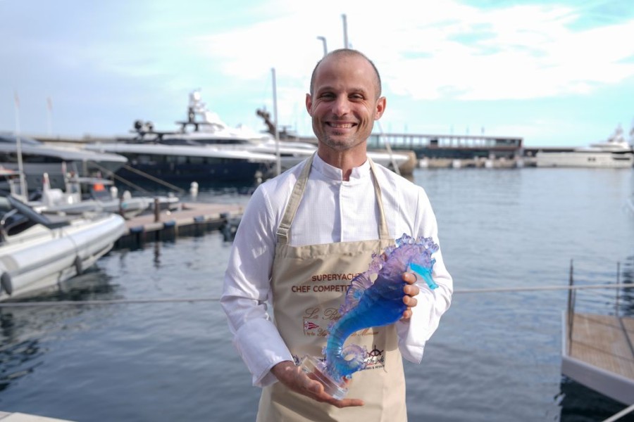 Monaco: Superyacht Chef Competition ends at the Yacht Club, Zero-waste Cuisine Wins