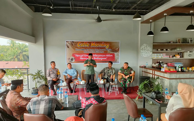 Coffe Morning, Anggota WAG Bukit Kapur: Rajut Kembali Kebersamaan dalam Wujudkan Pembangunan