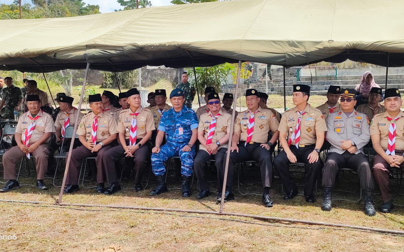 Penutupan Persami Saka Wira Kartika Korem 031/WB Dihadiri Dandim Dumai