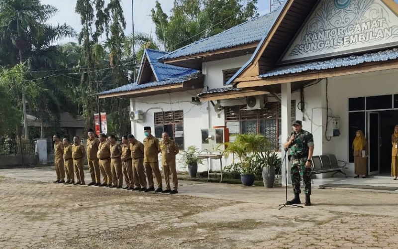 Apel Bersama Kodim Dumai di Sungai Sembilan, Tegaskan Keamanan Tanggung Jawab Bersama